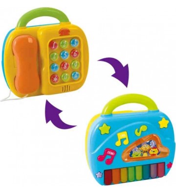 Playgo Τηλέφωνο & Πιάνο 2 In 1