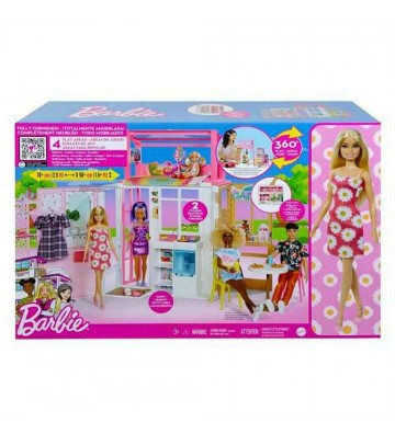 Barbie Vacation House & Κούκλα