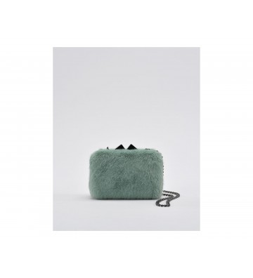 Kira Clutch με Συνθετική Γούνα