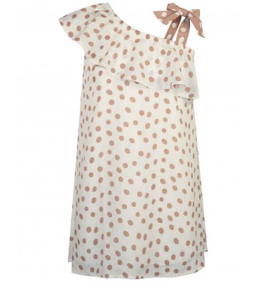 Εφηβικό Φόρεμα Κρεπ Πουά...